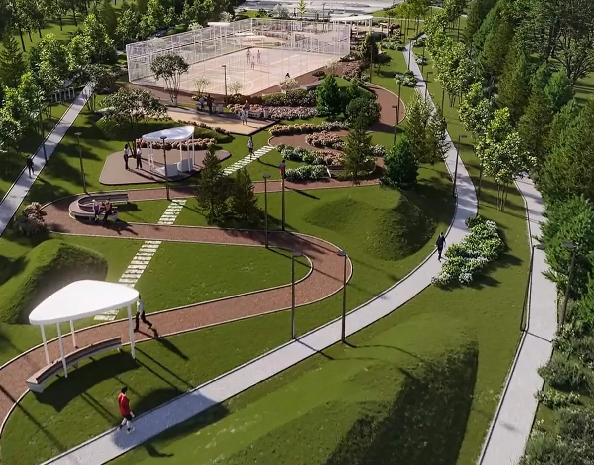 6 га собственного парка